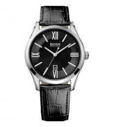 Hugo Boss Black Silver Logo Watch