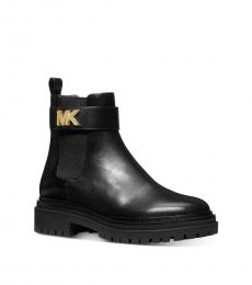 Michael Kors Black Stark Lug-Sole Ankle Boots