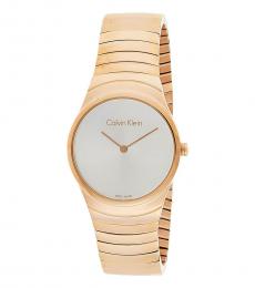 Calvin Klein Rose Gold Whirl Quartz Dial Watch