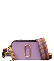 Marc Jacobs Purple Colorblock Snapshot Small Crossbody Bag