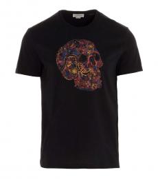 Alexander McQueen Black Graphic Print T-Shirt