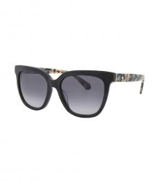 Kate Spade Black Grey Gradient Square Sunglasses