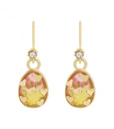 Betsey Johnson Golden Drop Earrings