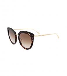 Isabel Marant Brown Havana Cat Eye Sunglasses