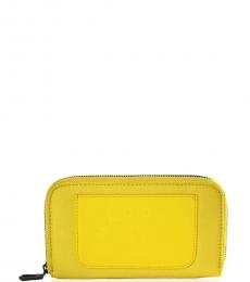 Marc by Marc Jacobs Yellow Long Zip Around Wallet
