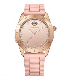 Juicy Couture Pink Mirrored Modish Watch