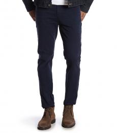 7 For All Mankind Navy Blue Adrien Slim Straight Jeans
