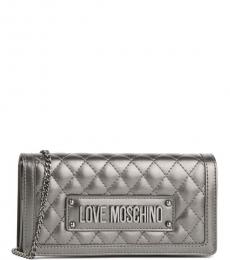 Love Moschino Metal Quilted Mini Shoulder Bag