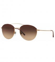 Matte Bronze Gradient Sunglasses