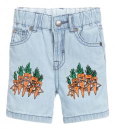 Stella McCartney Baby Boys Blue Chambray Shorts
