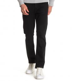 AG Adriano Goldschmied Black Everett Slim Straight Jeans
