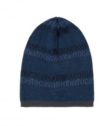 Blue Tonal Signature Cloche Hat