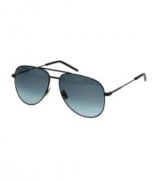 Saint Laurent Blue Aviator Sunglasses