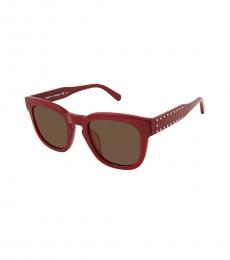 Cherry Brown Square Sunglasses