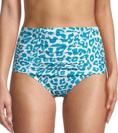 Calvin Klein Leopard Print High-Waist Bikini Bottom