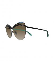 Emilio Pucci Brown Iconic Cat Eye Sunglasses