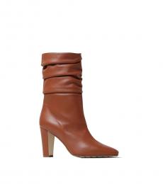 Manolo blahnik Brown Leather Ankle Boots