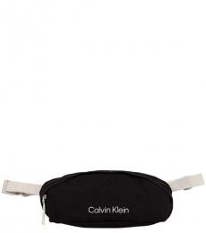 Calvin Klein BlackWhite Waist Large Crossbody Bag