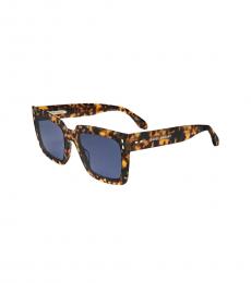 Isabel Marant Yellow Havana Rectangular Sunglasses