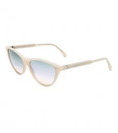 Isabel Marant White Cat Eye Sunglasses