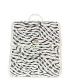 Cavalli Class White Audrey Small Backpack