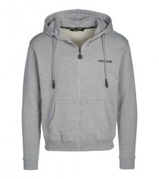 Grey Logo Hoodie Jacket