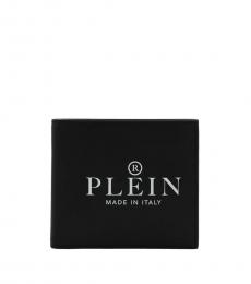 Philipp Plein Black Logo Print Wallet
