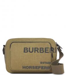 Burberry Olive Camera Small Crossbody Bag
