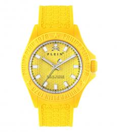 Yellow Logo Watch