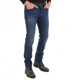 Diesel Dark Blue Stonewashed Buster Jeans