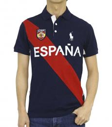 Ralph Lauren Navy Blue Custom Slim Fit Country Polo