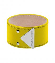 Emporio Armani Yellow Logo Bracelet