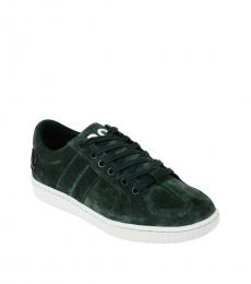 Military Green Suede Sneakers