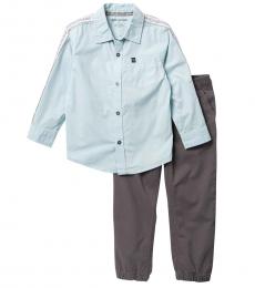 Calvin Klein 2 Piece Shirt/Pants Set (Little Boys)
