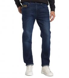 True Religion Dark Blue Rocco Relaxed Skinny Jeans