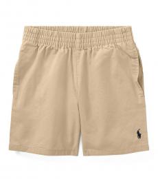 Ralph Lauren Little Boys Khaki Chino Pull-On Shorts