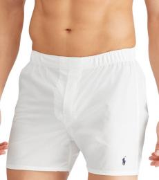 Ralph Lauren White 3-Pack Classic-Fit Boxers