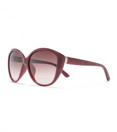 Etro Bordeaux Cat Eye Sunglasses