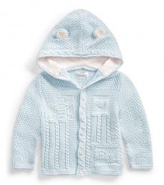 Ralph Lauren Baby Boys Beryl Neutral Hooded Cardigan