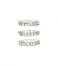 Vince Camuto Silver Chain Link Ring