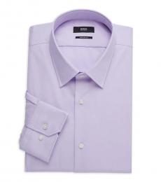 Purple Enzo Regular-Fit Dress Shirt