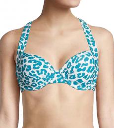 Calvin Klein Leopard Print Underwire Bikini Top