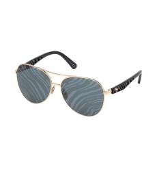 Blue Designed Sunglasses