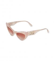 Dolce & Gabbana Light Pink Cat Eye Sunglasses