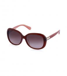 Kate Spade Brown Butterfly Sunglasses