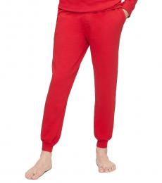 Calvin Klein Red Gloss Lounge Joggers