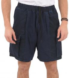 Diesel Navy Blue Cargo Shorts