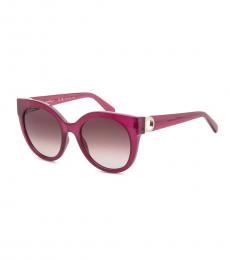 Ferragamo Purple Gradient Sunglasses