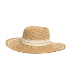 Vince Camuto Natural Wide Brim Straw Hat