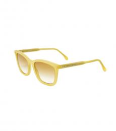 Isabel Marant Yellow Rectangular Sunglasses